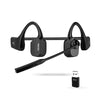 Bone Conduction Headphones with Noise Canceling Boom Microphone